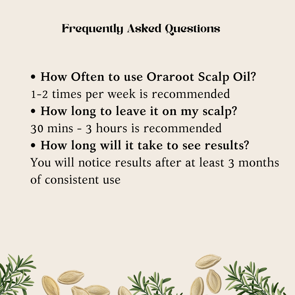 Oraroot Scalp Boosting Drops | Hair Growth Pre-Wash  Scalp Oil (50mL)